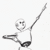 A black-and-white animated icon shows a stick figure dancing with arms raised, accompanied by text reading "Away From You" in bold lettering.