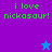 Pixelated text 'i love nickosaur!' in green on purple and blue backgrounds with two star icons.