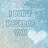 A static image with repeating text and heart symbols on a blue and beige background.
