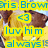 Animated sequence showing a person in yellow jacket and white cap with blue logo, displaying text overlays like 'luv him' and '<3'.