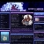 Pixelated static image showing a grid of dark panels with light blue and purple accents, featuring a central brown-and-white object resembling a paw print or abstract shape.