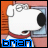 Animated contact sheet of a cartoon dog character with changing facial expressions and text, displayed in 6 frames arranged in a 3x2 grid.