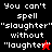 Pixelated text states "You can't spell 'slaughter' without 'laughter'" across four quadrants with red and black backgrounds, featuring small pixel characters.