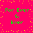 A static image with a bright pink background and scattered yellow dots, displaying four identical green text blocks reading "For Ever & Ever" arranged in two of two