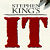 Static pixelated icon featuring large red Roman numeral II with a blood drip effect, above which is partially visible text reading "KING'S" on a gray bar against a light background.