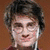 six colored with text and a partial image of a person with short brown hair and glasses on the top-left