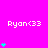 A bright pink background displays repeated "Ryan<33" text with cyan heart stacks that grow from one to four hearts across observations.