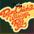 A pixelated, flame-shaped icon with orange and yellow gradients on a dark background, displaying text overlays in different frames.