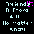 Pixelated text on black background with light blue letters and a pink heart symbol replacing the 'i' in 'Friends'.