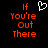Pixelated red text on black background with white heart symbol above text, two identical frames side-by-side.