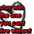 Pixelated red text on a white background with a gray border, forming a phrase about staying with someone.
