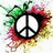A pixelated peace symbol with green and red splatter background, transitioning to text overlays reading Back By and Popular Demand!