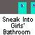 Animated sequence of a yellow cartoon figure peeking from behind teal with blue dots, displaying multiple poses and expressions