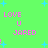 Green background with blue star shapes and pink text reading "LOVE U JARED" in pixelated font, repeated across the image.