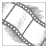 Animated contact sheet of a 48x48 pixel buddy icon showing sequential text changes and heart animations on a film strip background.