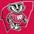 Pixelated robot icon with metallic silver and pink coloring against a solid pink background, standing upright with arms at sides.