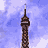 Animated sequence of a tower against blue sky with white clouds, showing progressive structural changes from top to base.