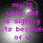 Pixelated text in bright magenta reads 'my 12 year old is signing its becaus. of u' over a grayscale background with a central light burst.