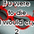 Red heart-shaped sunglasses with dark lenses on a light blue background, accompanied by white text reading "If u were to die I would cry 2".