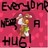 Static 48x48 pixel buddy icon with pink background, visible text fragments, and a central blurred figure with multicolored pixels.