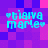 Pixelated text 'tiara marie' with heart symbols on a purple-pink background, displayed in four identical quadrants