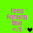 Green background with pink text reading "Keep Fghtng Allie <3" and a heart symbol that alternates between black and green.
