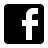 A square-shaped icon with rounded corners featuring a large white lowercase 'f' on a solid black background.