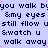 Pixelated text repeats across a light purple background with scattered red dots, forming a dense wordwall pattern.