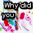 Animated candy-themed icon with text changing from "Why did you give me candy?" to "THANK YOU!!" over colorful candy cane and lollipop background.