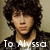 A four- shows a person with curly dark hair in different poses, with text overlays on the top two