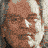 Pixelated portrait of a man in top-left corner, overlaid with distorted text and a TNT logo on black background.