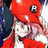 A 48x48 pixel buddy icon featuring a cartoon character with pink hair and red clothing on the left, next to text reading "Anime IM" and "com" on a black background.