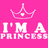A static pixel art image with a pink square containing a crown and text, and brown text on a light background.