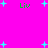 Bright pink background with scattered cyan plus signs and green 'Liv' text appearing in multiple positions.