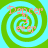 Four identical spiral patterns with green and cyan colors, each containing pink text reading "Dapper" above a plus sign and "er" below.