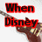 six showing a brown electric guitar with yellow accents, each displaying different red-outlined black text phrases