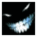Animated icon shows a bright blue and white light trail with two smaller streaks against black background, transitioning to static text reading 'SMILE IF U Horey' in bold blue letters.