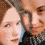 Pixelated image of four characters with text reading "You're seeing HIM?" and "perhaps you should leave them alone..."