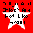 Red background with four identical white stars containing black text reading "Cailyn And Chloe Are Hot Like Fire!!!!" arranged in a