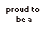 Pixelated image of a character with orange hair and red top, text above reads 'proud to be a' in black and 'strawberry blonde!' in red and yellow.