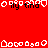 Red background with white and black pixelated text reading 'my tina' in multiple positions, surrounded by various white geometric shapes.