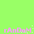 Pixelated pink text 'rAnDoM:' on bright green background with scattered white dots, animated