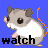 Pixel art hamster character in six animated frames arranged as a 3x2 contact sheet with colored backgrounds and text overlays.