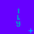 Blue background with vertical 'ILY' text in cyan, plus signs and small dots scattered across the image.
