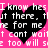Pink background with two black heart shapes containing white pixelated text reading "I know hes out there, but there for me. I cant wait too will se".