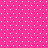 Solid pink background with evenly spaced white square dots forming a pattern
