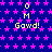 Blue background with repeating pink star pattern, yellow text "O M Gawd!" in multiple