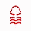 A red and white icon with wavy lines and a cloud-like top transitions through partial soccer ball overlays in a of four and four
