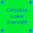 Green background with blue text reading 'Canobie Lake Park!!!!!' and scattered blue star shapes.