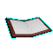 Animated sequence of an open book icon with brown cover, white pages, and visible page texture changing through multiple states.